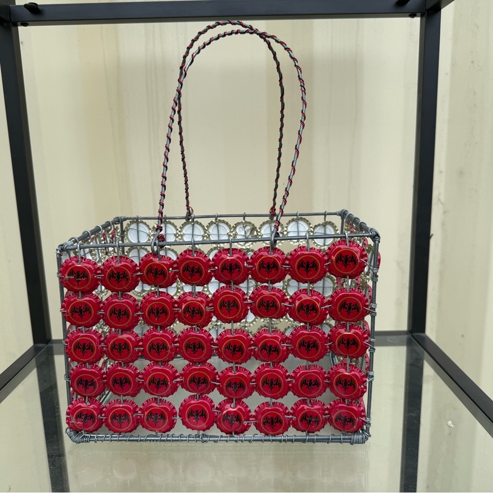 Bacardi Bottle Cap Handmade tote bag